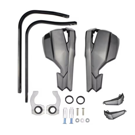 Hand guards with led turn signal