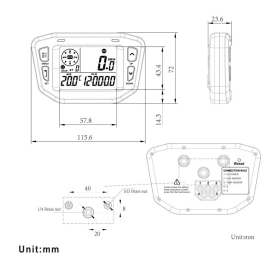 multi function meter with GPS
