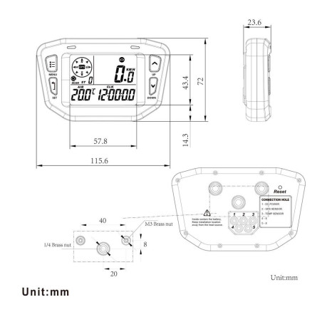 multi function meter with GPS