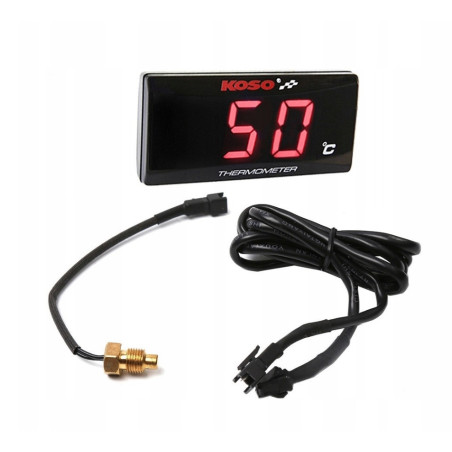 digital thermometer red Koso with sensor