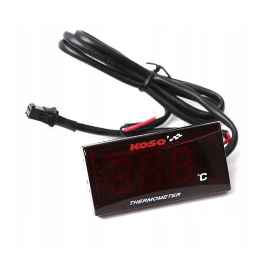 digital thermometer red Koso with sensor