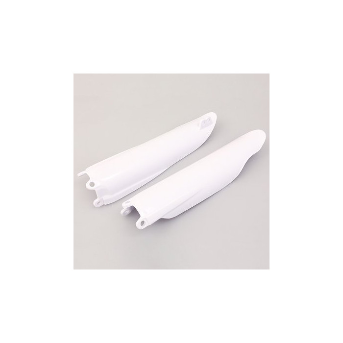 UFO front shock absorber protectors YAMAHA YZ 125/250 '08-'20, YZF 250/450 '08-'18 color white