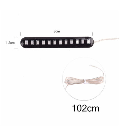 Flowing led light turn signal 100% waterproof 2pcs