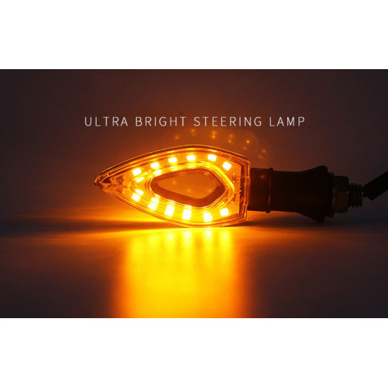 Led light turn signal waterproof 2pcs