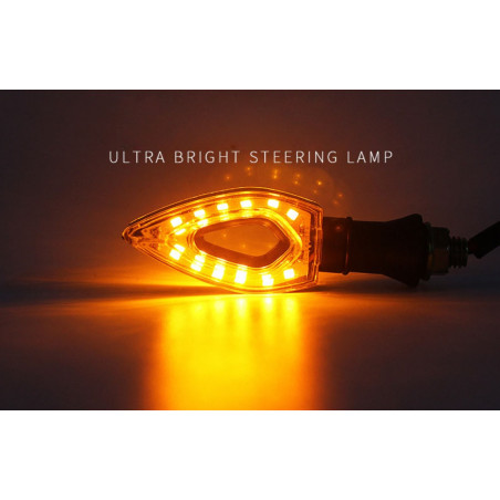Led light turn signal waterproof 2pcs
