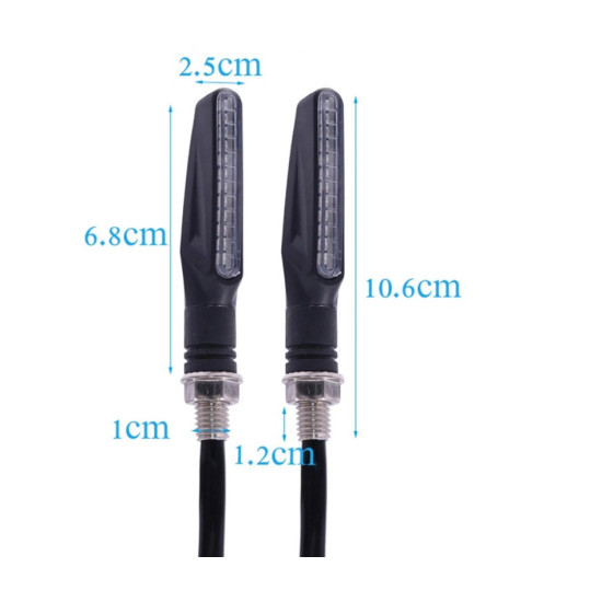 Flowing led light turn signal 2pcs