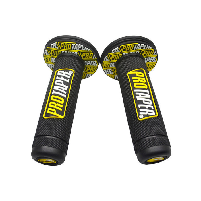 Handlebar rubber ATV protaper color black yellow