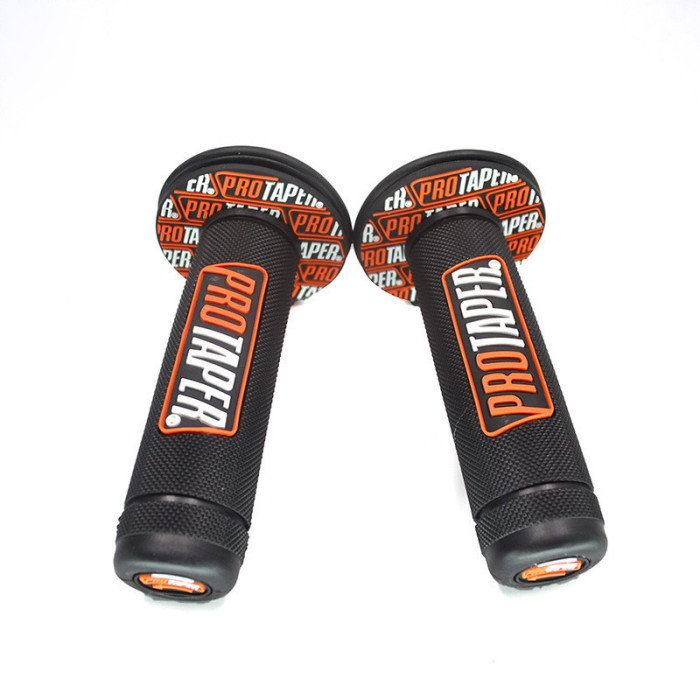 Handlebar rubber ATV protaper color black orange