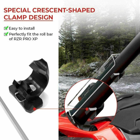 windshield half size Polaris RZR PRO XP 4 2020