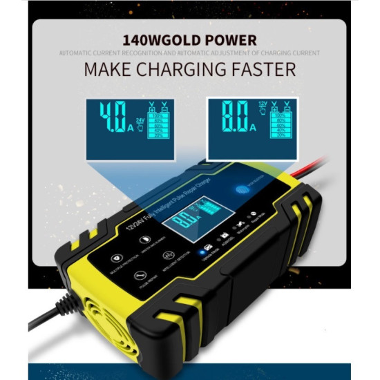 Intelligent LCD Display Charging 6AH-150AH
