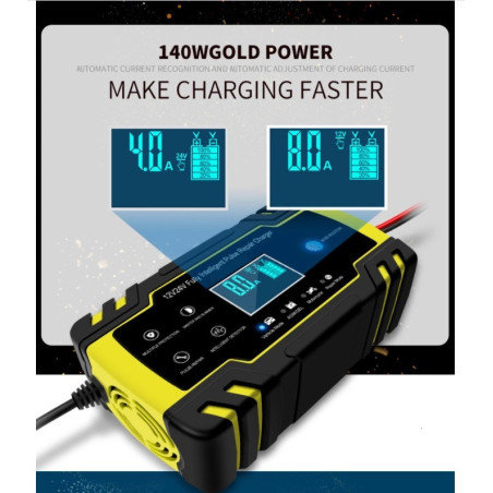 Intelligent LCD Display Charging 6AH-150AH