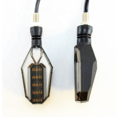 Led light turn signal with stop light rear 2pcs