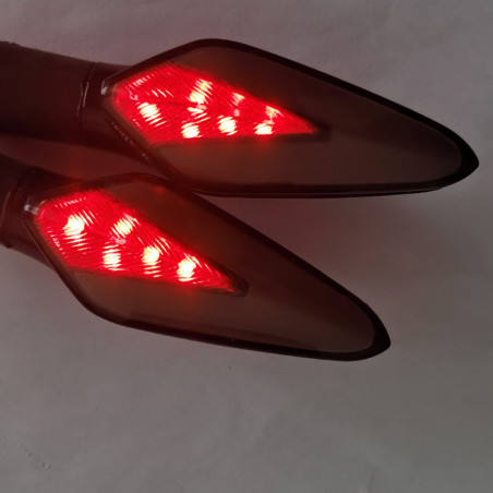 Led light turn signal with stop light 2pcs