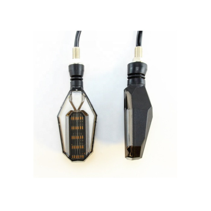 Led light turn signal with white light front 2pcs