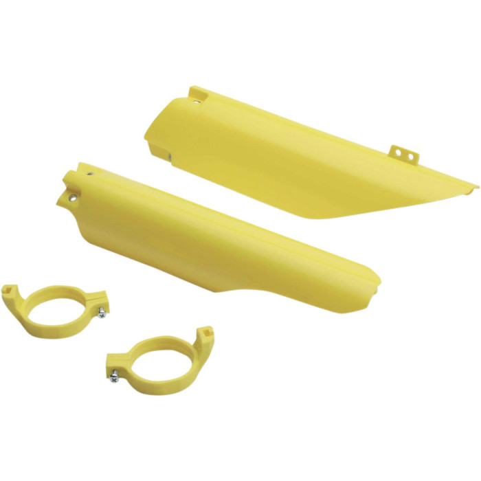 UFO front shock absorber protectors SUZUKI RMZ 450 '05-'06, RM 125/250 '04-'06 color yellow