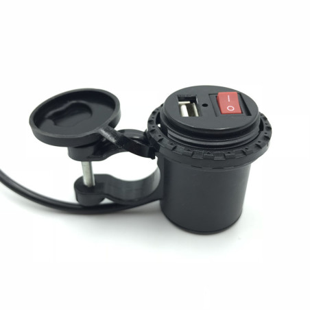 Socket USB ATV model wit switch on off