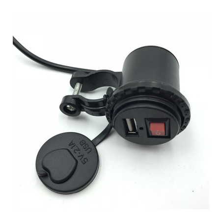 Socket USB ATV model wit switch on off