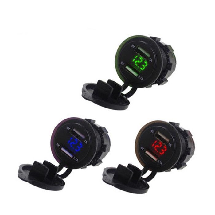 Socket USB UTV white color light