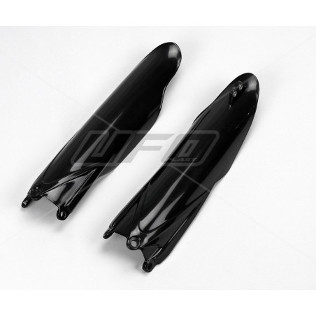 UFO front shock absorber guards YAMAHA YZ 125/250 '22-'23, YZF 250/450 '10-'23, color BLACK