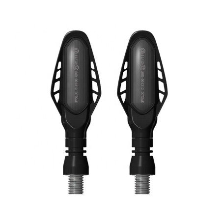 Led light turn signal with red light rear 2pcs homologation E4