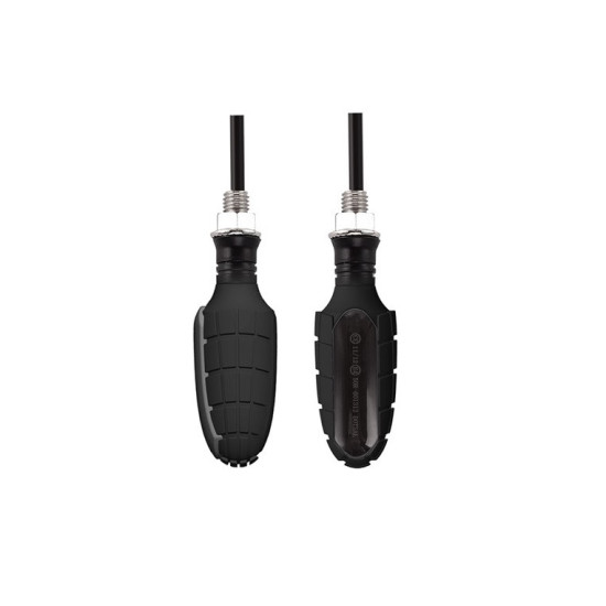 Led light turn signal with red light rear 2pcs homologation E4