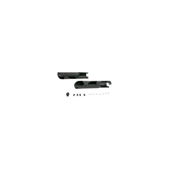 UFO front shock absorber guards KTM SX/SXF '07-'14, EXC '08-'15 color BLACK OEM 7800109410004