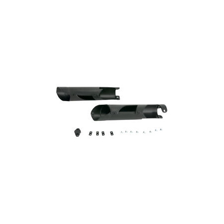 UFO front shock absorber guards KTM SX/SXF '07-'14, EXC '08-'15 color BLACK OEM 7800109410004