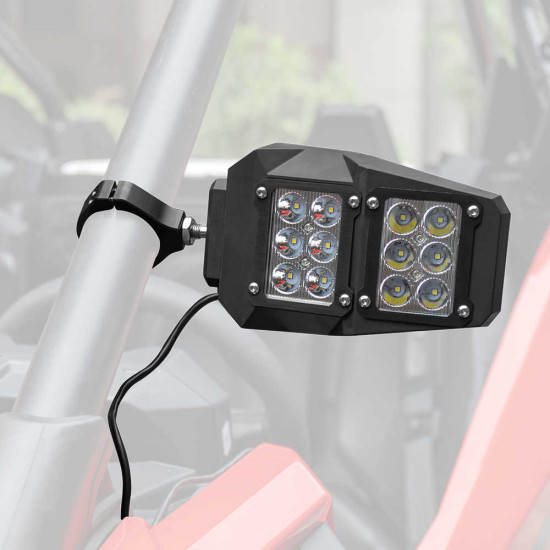mirrors UTV set L+R with led light