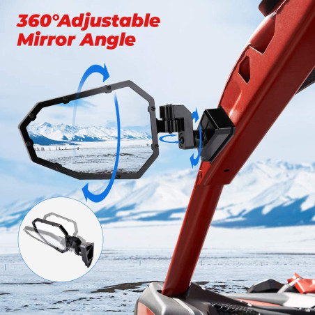 mirrors Can-am Maverick X3 set L+R