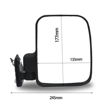 mirrors Polaris General 2016+ left + right