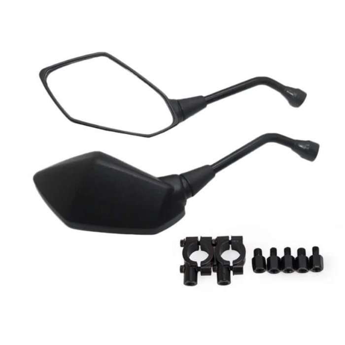 mirrors black with mount kits 185C