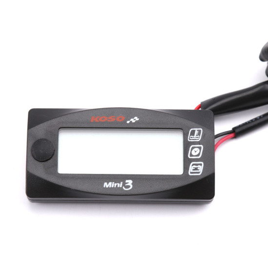 digital thermometer blue Koso mini 3 z czujnikami