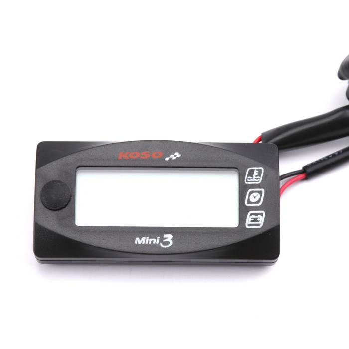digital thermometer blue Koso mini 3 z czujnikami