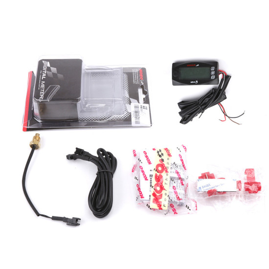 digital thermometer blue Koso mini 3 z czujnikami