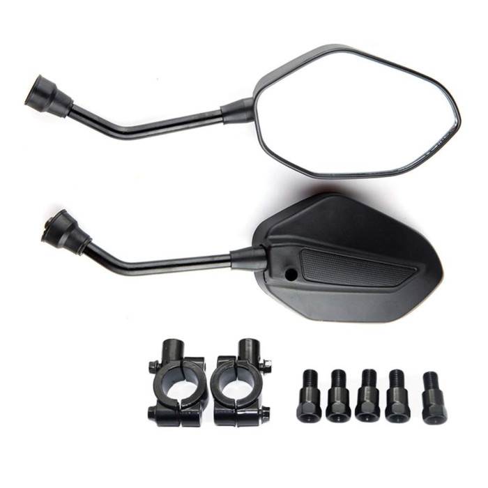 mirrors black with mount kits LU8125 M10