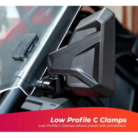 Side mirrors UTV Polaris Can-am 1,65 - 2
