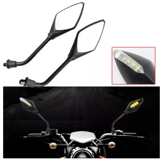 mirrors black with turn signal thread M10