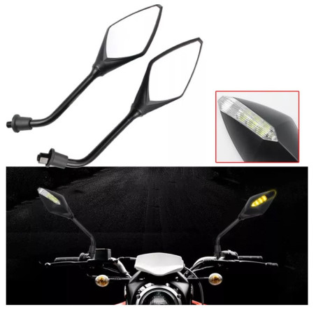 mirrors black with turn signal thread M10