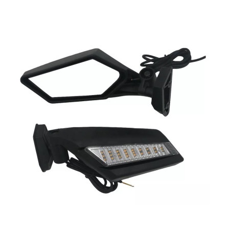 mirrors Can-am Maverick X3 set L+R with led turn signal new model