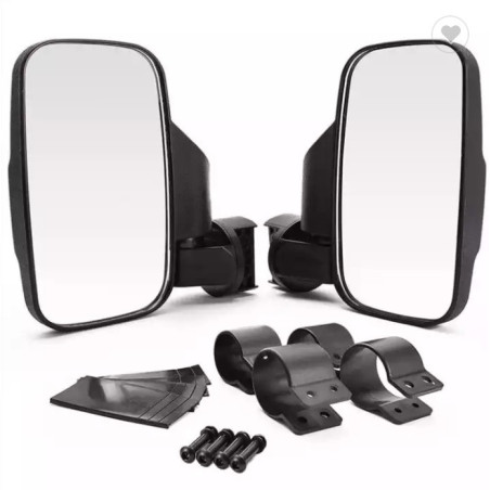 mirrors UTV set L+R + mounting kits 1,75 2