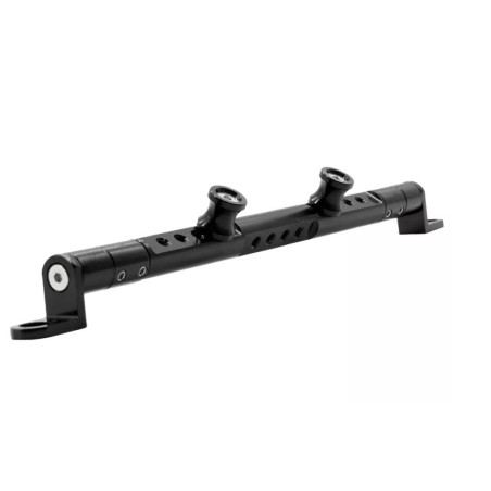 Alloy balance bar for handlebar witho holes black