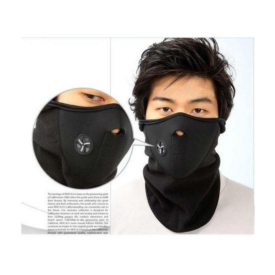 NEOPRENE MASK WITH EXHAUSTER