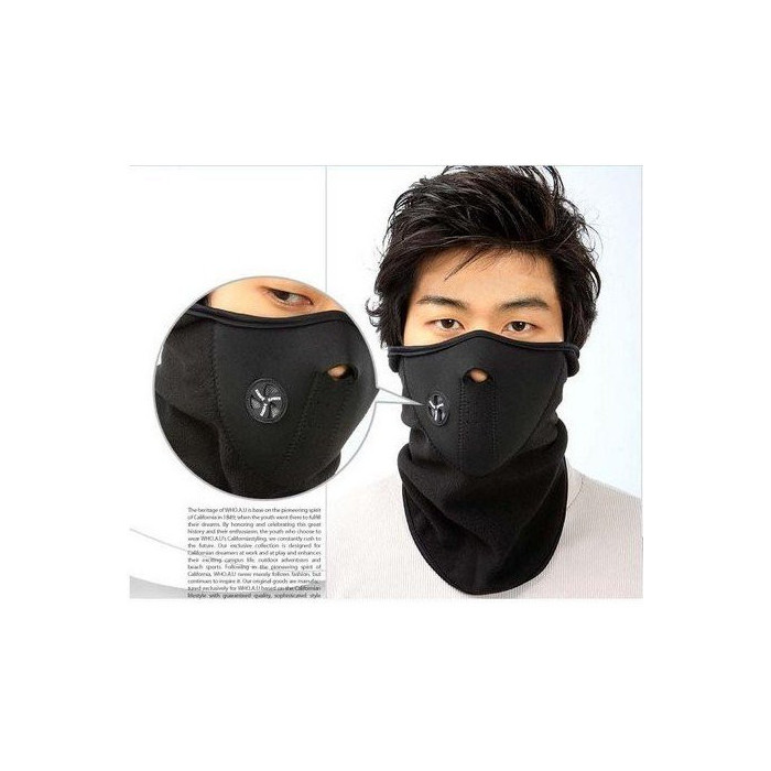 NEOPRENE MASK WITH EXHAUSTER