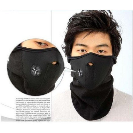 NEOPRENE MASK WITH EXHAUSTER