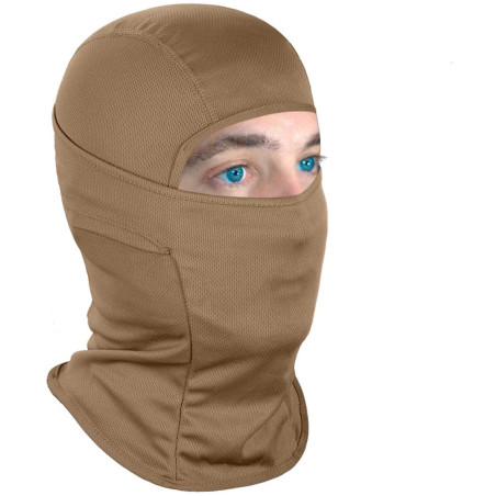 balaclava face mask brown color