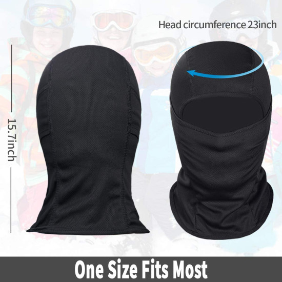 balaclava face mask red color
