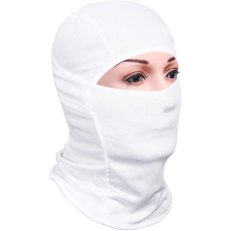 balaclava face mask white color