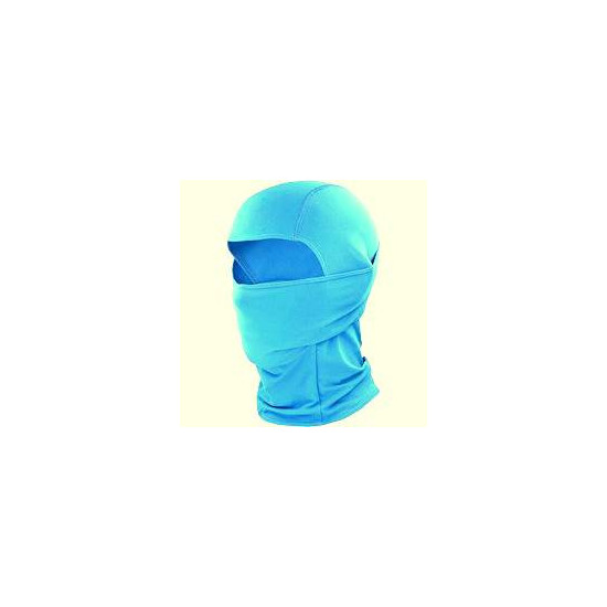 balaclava face mask turquoise color