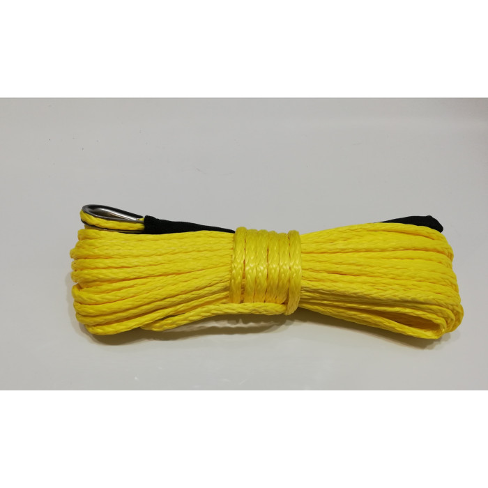 ATV winch ropes color yellow 6mm 15mb