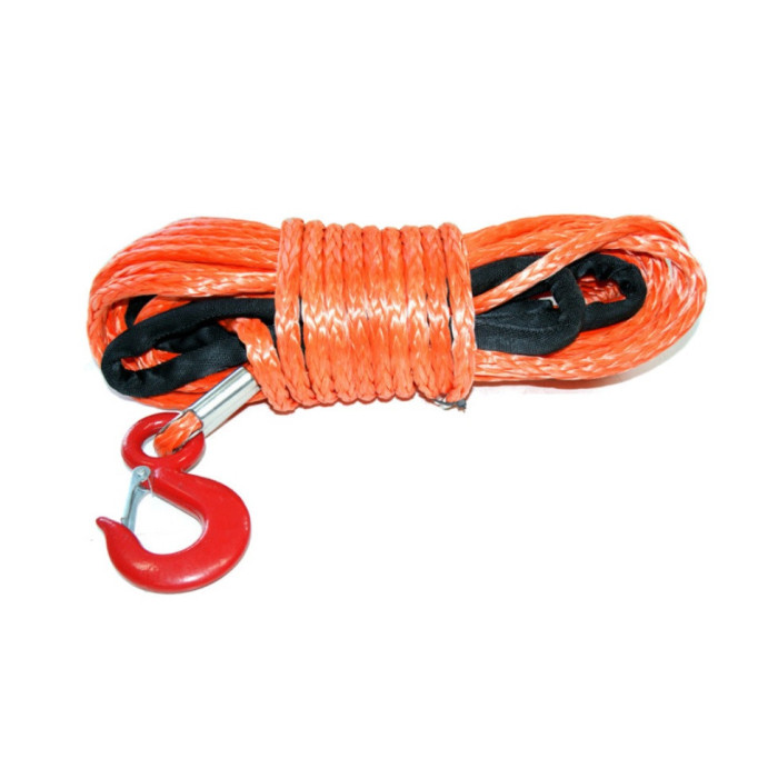 syntetic rope orange with hook 5mm 15mb